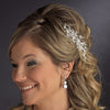 * Silver Plated Bridal Wedding Hair Comb 6488