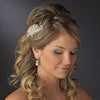 Fabulous Crystal & Pearl Vintage Bridal Wedding Hair Comb 752
