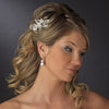 Wonderful Silver Clear Crystal Bridal Wedding Hair Comb 9843
