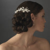 Elegant Bridal Wedding Pearl Bridal Wedding Hair Comb Accent Bridal Wedding Hair Comb 039 Gold