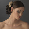 Charming Mocha Flower Bridal Wedding Hair Comb 4647