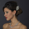Vintage Crystal, Rhinestone & Pearl Bridal Wedding Hair Comb 585