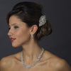 Vintage Crystal, Rhinestone & Pearl Bridal Wedding Hair Comb 585