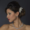 * Beautiful Crystal Vintage Swirl Inspired Wedding Bridal Wedding Hair Comb 586