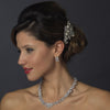 Fabulous Crystal & Pearl Vintage Bridal Wedding Hair Comb 752