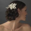 Elegant Crystal & Freshwater Pearl Bridal Wedding Hair Comb or Brooch Bridal Wedding Hair Clip 8151