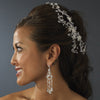 Elegant Vine Crystal Bridal Wedding Hair Comb 8218