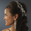 Elegant Vine Crystal Bridal Wedding Hair Comb 8218
