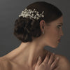 Crystal Floral Vine Bridal Wedding Hair Comb 8219