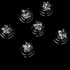 Crystal Flower Bridal Wedding Hair Twist In's KSP0059 (Set of 24)