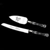 Sweet Fifteen Bridal Weddng Cake Server Set Acrylic Handle CS 15