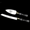 Sweet Fifteen Bridal Weddng Cake Server Set Acrylic Handle CS 15