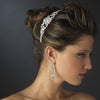 Silver Plated Bridal Wedding Headband HP 8253