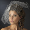 * Flower Cage Feather Fascinator Headpiece 7120