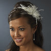 Bridal Wedding Feather Fascinator HP 8152