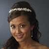 Pearl & Crystal Champagne Bridal Wedding Headband Bridal Wedding Tiara HP 7352