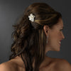 Silver Plated Bridal Wedding Hair Comb 3473