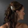 Petite Silver Bridal Wedding Tiara Bridal Wedding Hair Comb w/ Clear Rhinestones & Austrian Crystals 6287