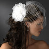 * Precious Dahlia Flower Bridal Wedding Hair Accessory with Genuine Swarovski Crystals 1134