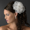 * Precious Dahlia Flower Bridal Wedding Hair Accessory with Genuine Swarovski Crystals 1134