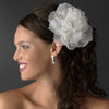 * Precious Dahlia Flower Bridal Wedding Hair Accessory with Genuine Swarovski Crystals 1134