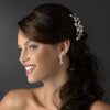 Glamorous Silver Clear Rhinestone Bridal Wedding Hair Comb 9795