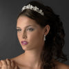 Elegant Silver Crystal Swirl Rhinestone Bridal Wedding Tiara HP 9833