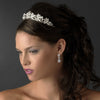 Elegant Silver Crystal Swirl Rhinestone Bridal Wedding Tiara HP 9833