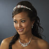 Red Accent Bridal Wedding Tiara HP 8100
