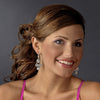 AB & Clear Rhinestone Chandelier Bridal Wedding Earrings 940
