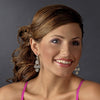 AB & Clear Rhinestone Chandelier Bridal Wedding Earrings 940