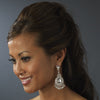 Clear Crystal Bridal Wedding Chandelier Bridal Wedding Earrings E 989