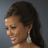 Clear Crystal Bridal Wedding Chandelier Bridal Wedding Earrings E 989