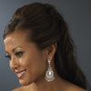 Clear Crystal Bridal Wedding Chandelier Bridal Wedding Earrings E 989