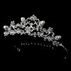 Fancy Pearl & Rhinestone Flower Girl Bridal Wedding Tiara Bridal Wedding Hair Comb HPC 760