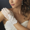Sheer Embroidered Wrist Length Adult Gloves 202