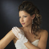 Sheer Embroidered Wrist Length Adult Gloves 202