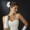 Floral Fingerless Elbow Length Bridal Wedding Gloves GL 215 8 E
