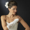 Embroidered Fingerless Bridal Wedding Gloves GL 8001 E