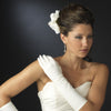Elbow Formal Bridal Wedding Matte Satin/Satin Gloves