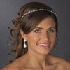Headpiece 1002 Silver Light Blue