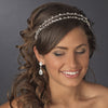 Bridal Wedding Vine Bridal Wedding Tiara HP 1003 Gold Clear