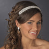 Compact Austrian Crystal Covered Bridal Wedding Headband in Lustrous Gold Plating 1025