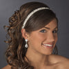 Ivory Beaded Sequin Fabric Bridal Wedding Headband Headpiece 2208