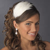 Diamond White Feather Bridal Wedding Headband Headpiece 4018
