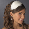 Diamond White Feather Bridal Wedding Headband Headpiece 4018