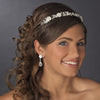Ivory Pearl & Rhinestone Flower Bridal Wedding Headband 485