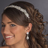 Silver Rhinestone & Swarovski Crystal Headpiece Bridal Wedding Tiara 603