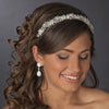 Silver Rhinestone & Swarovski Crystal Headpiece Bridal Wedding Tiara 603