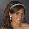 Silver Rhinestone & Swarovski Crystal Headpiece Bridal Wedding Tiara 603